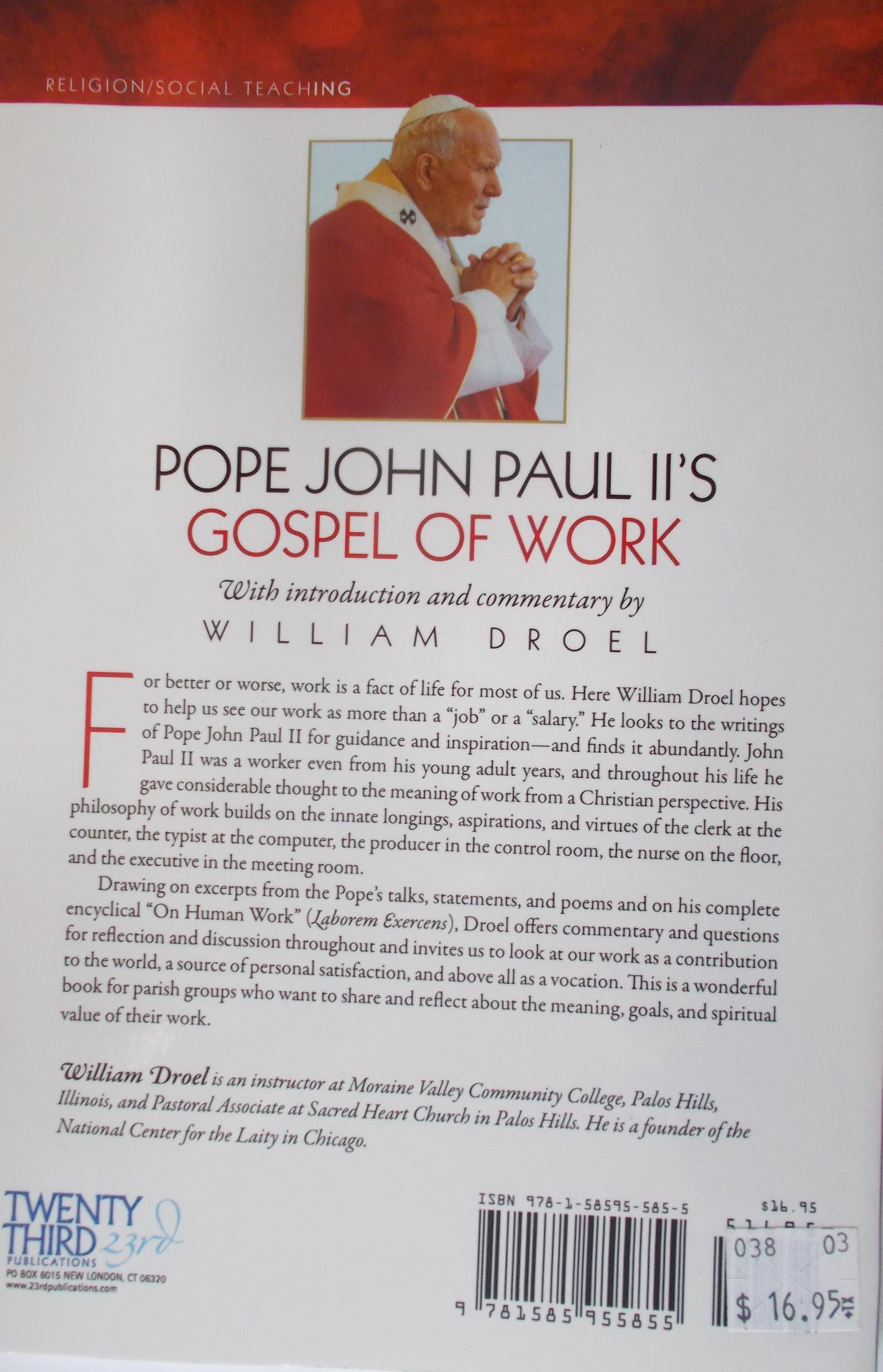 John Paul II's Gospel of Work : with Introduction and Commentary