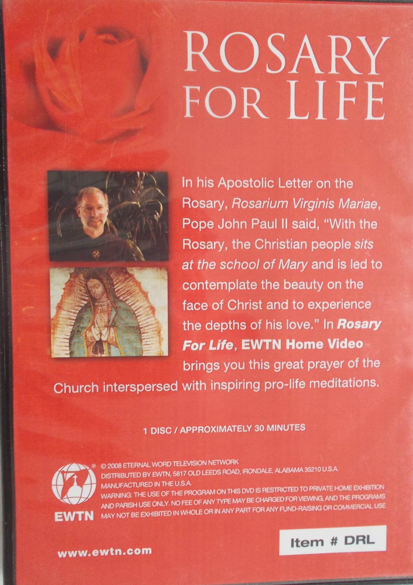 USED - Rosary for Life DVD