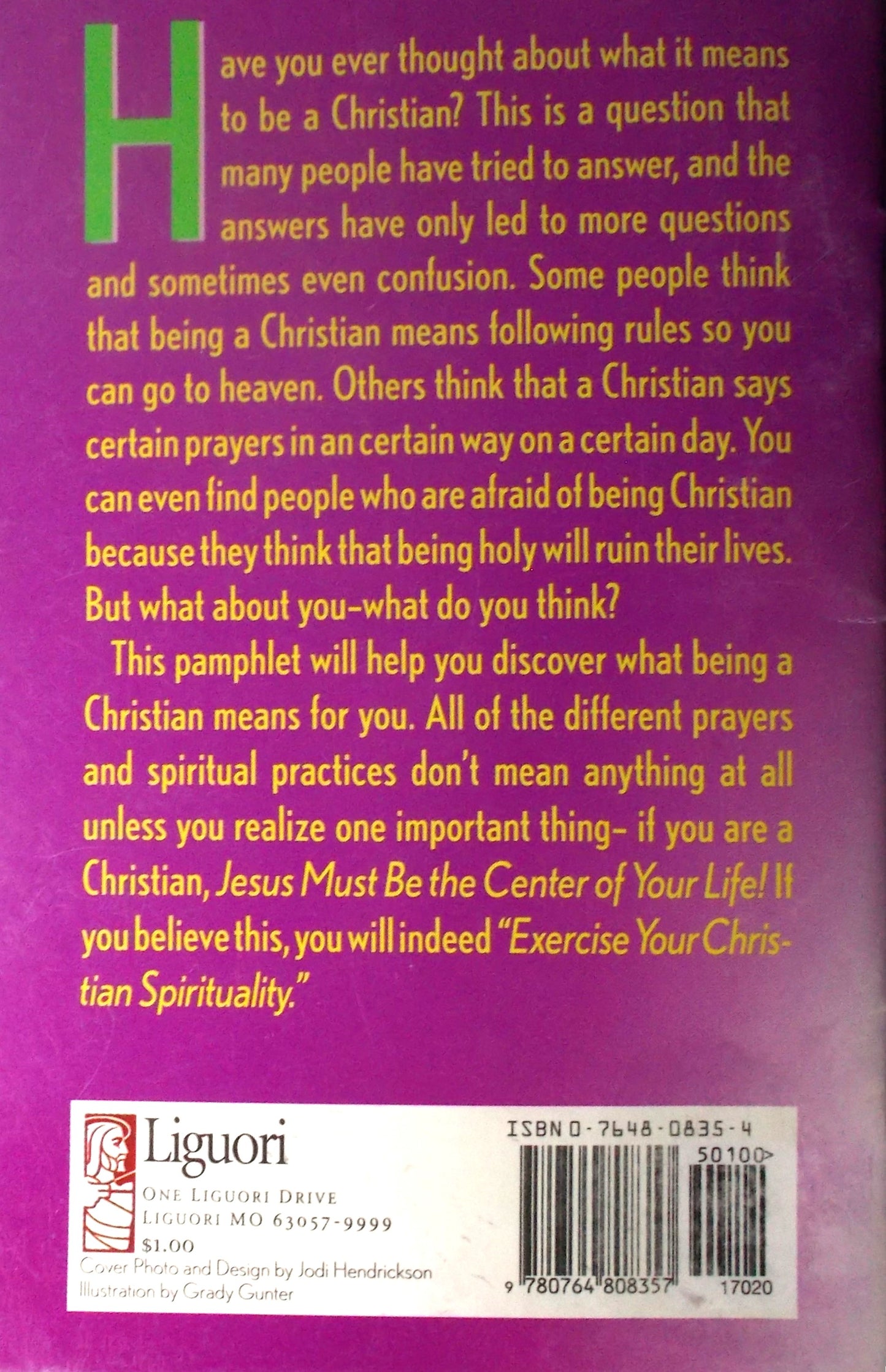 Exercise Your Christian Spirituality Booklet