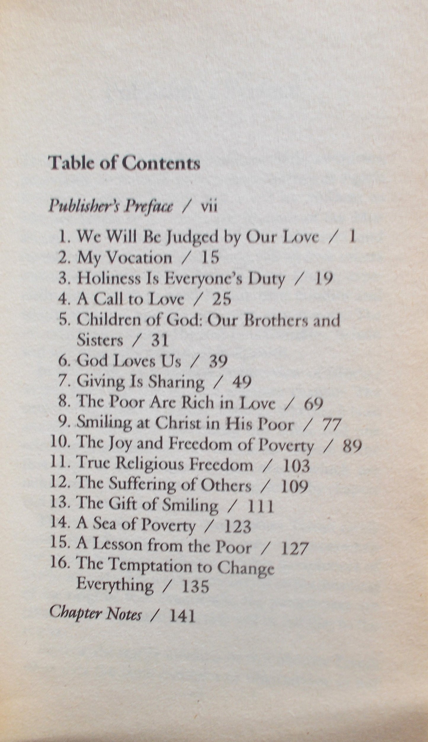 Used - One Heart Full of Love - Mother Teresa