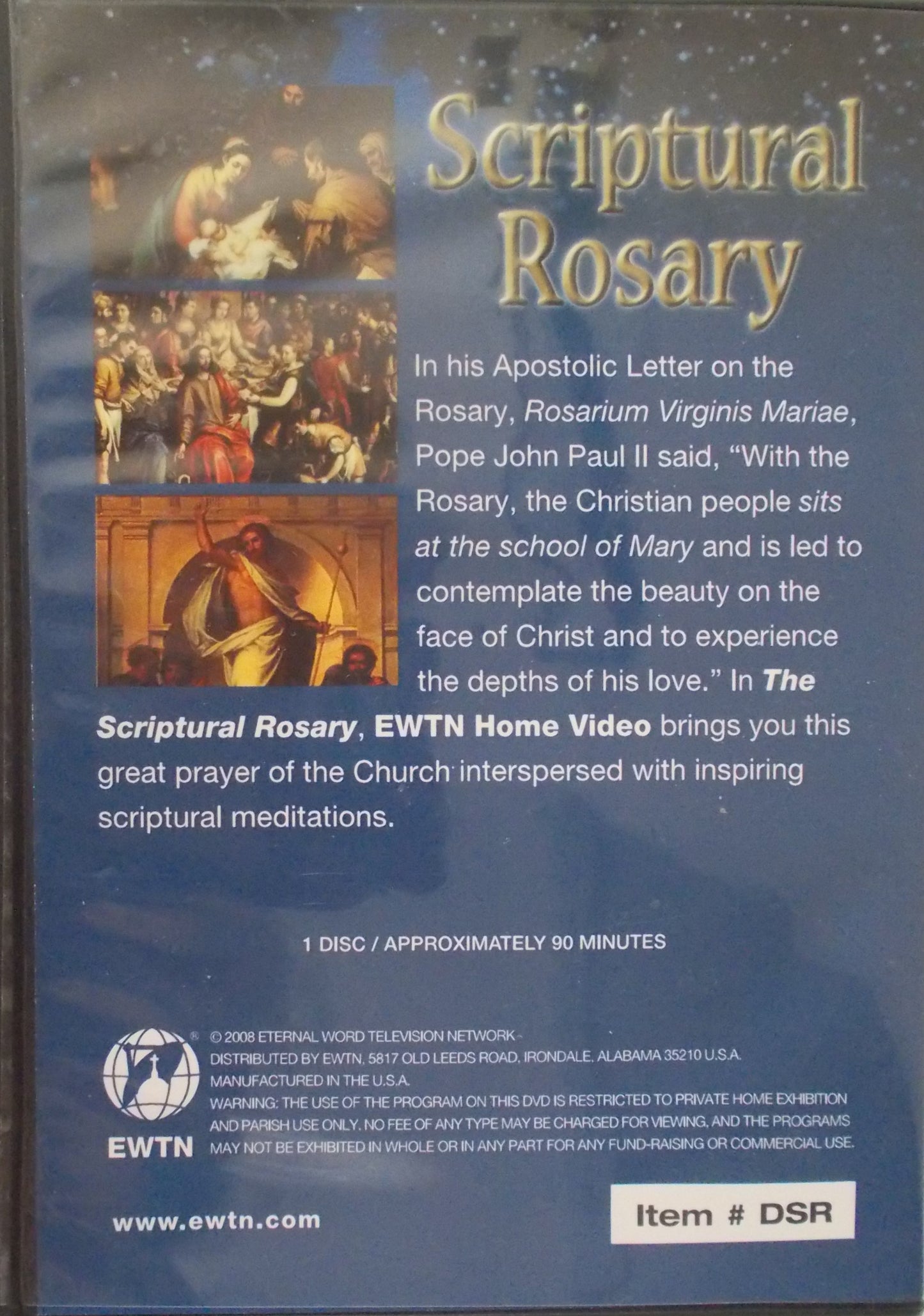 USED - Scriptural Rosary DVD