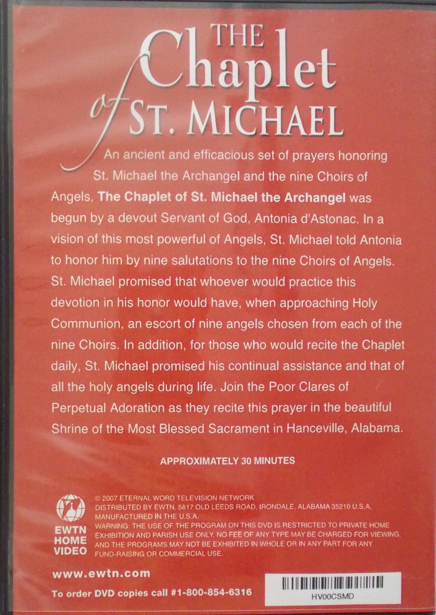 USED - The Chaplet of St. Michael DVD