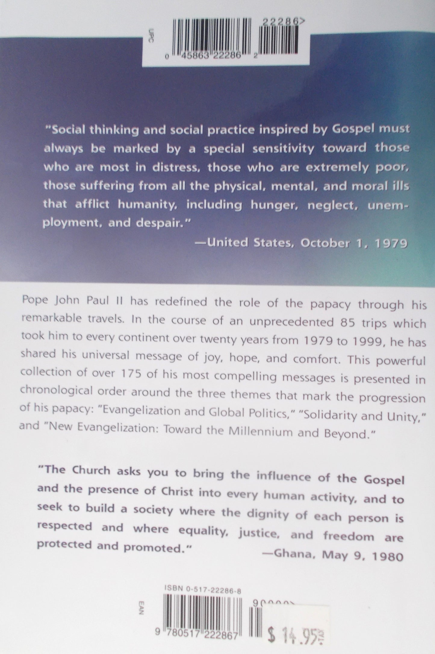 A Pilgrim Pope : Messages for the World - Pope John Paul II