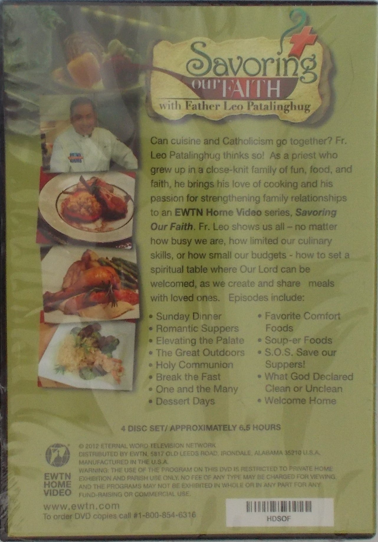 USED - Savoring Our Faith with Father Leo Patalinghug DVDs