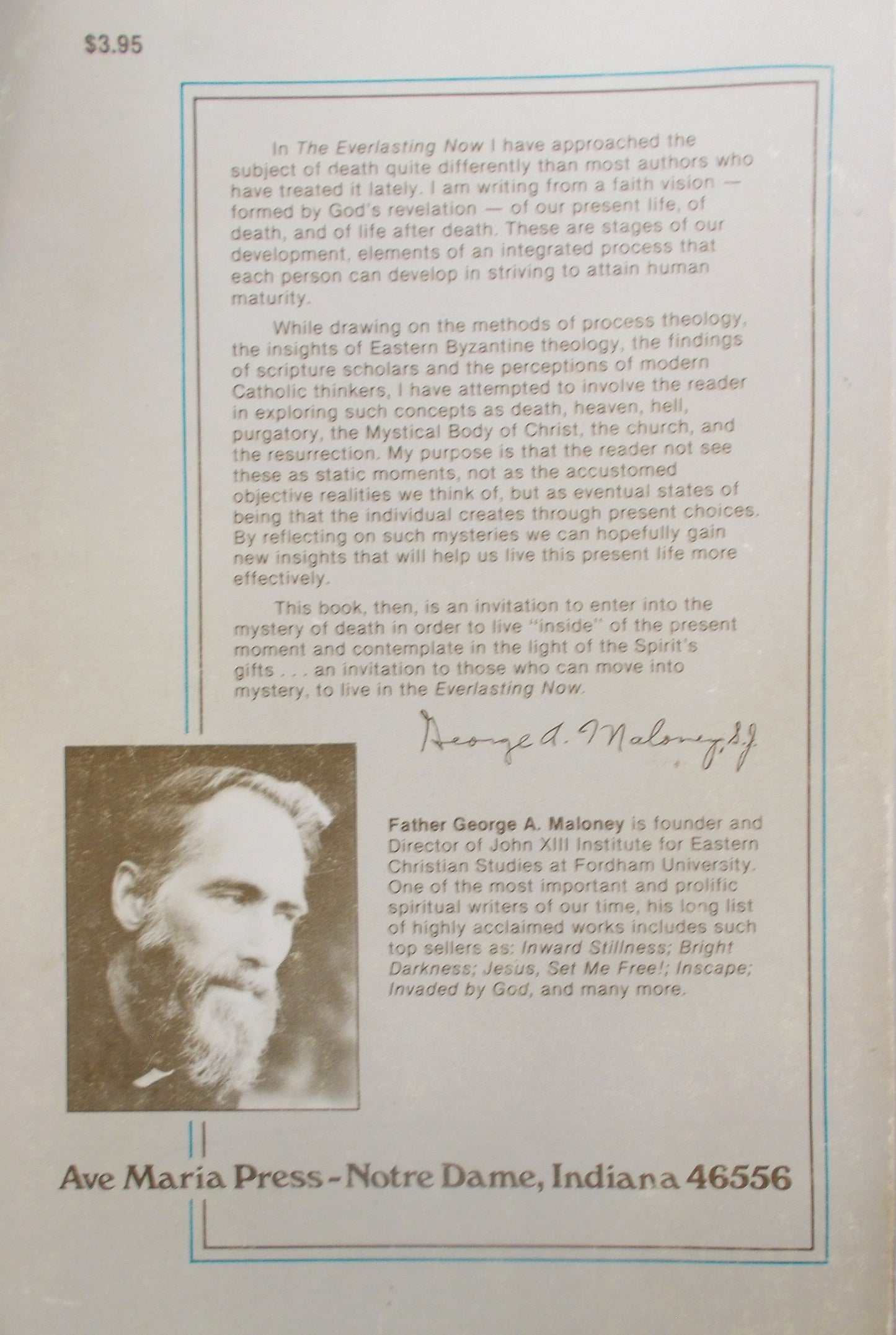 Used - The Everlasting Now : Meditations on the Mysteries of Life and Death