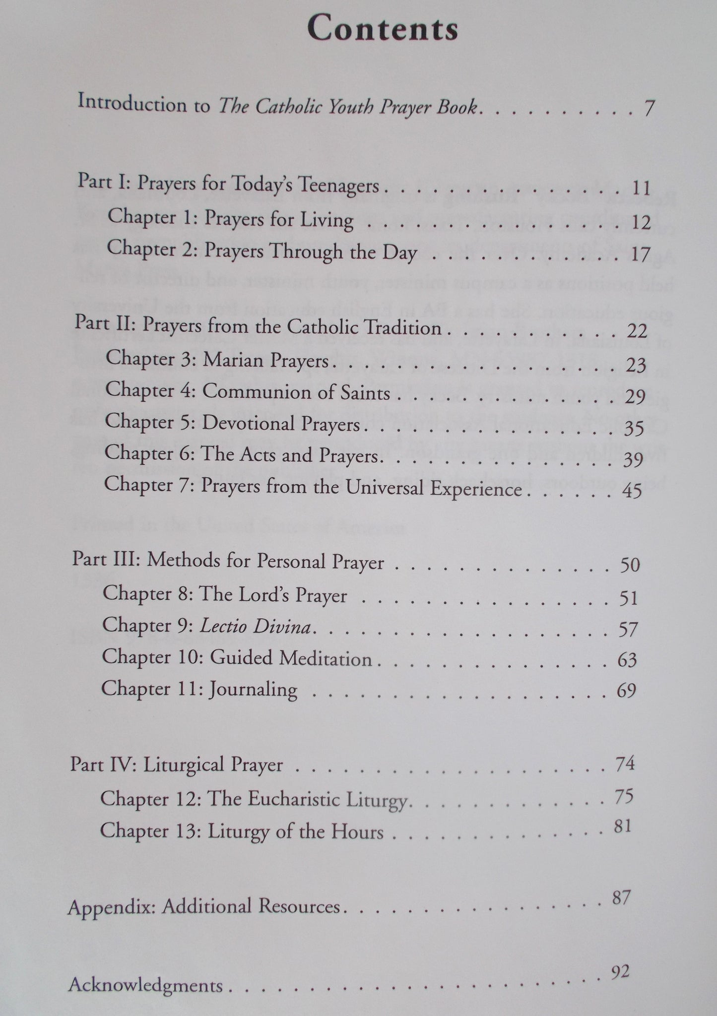 The Catholic Youth Prayer Book with Teaching Activities Manual - 2 Pieces