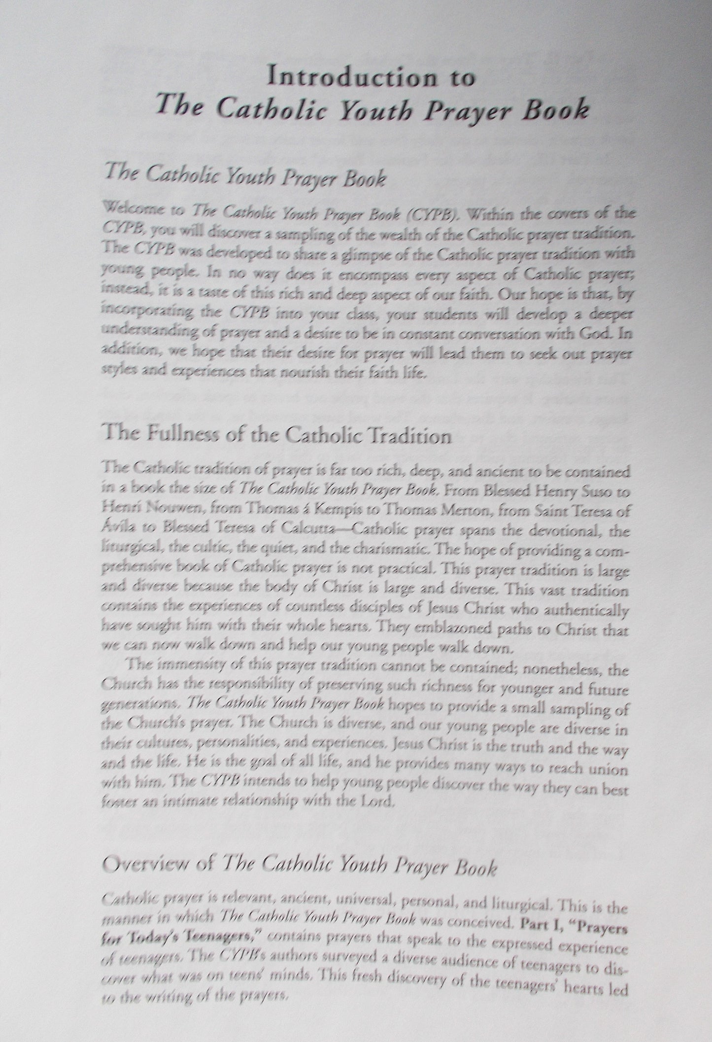 The Catholic Youth Prayer Book with Teaching Activities Manual - 2 Pieces