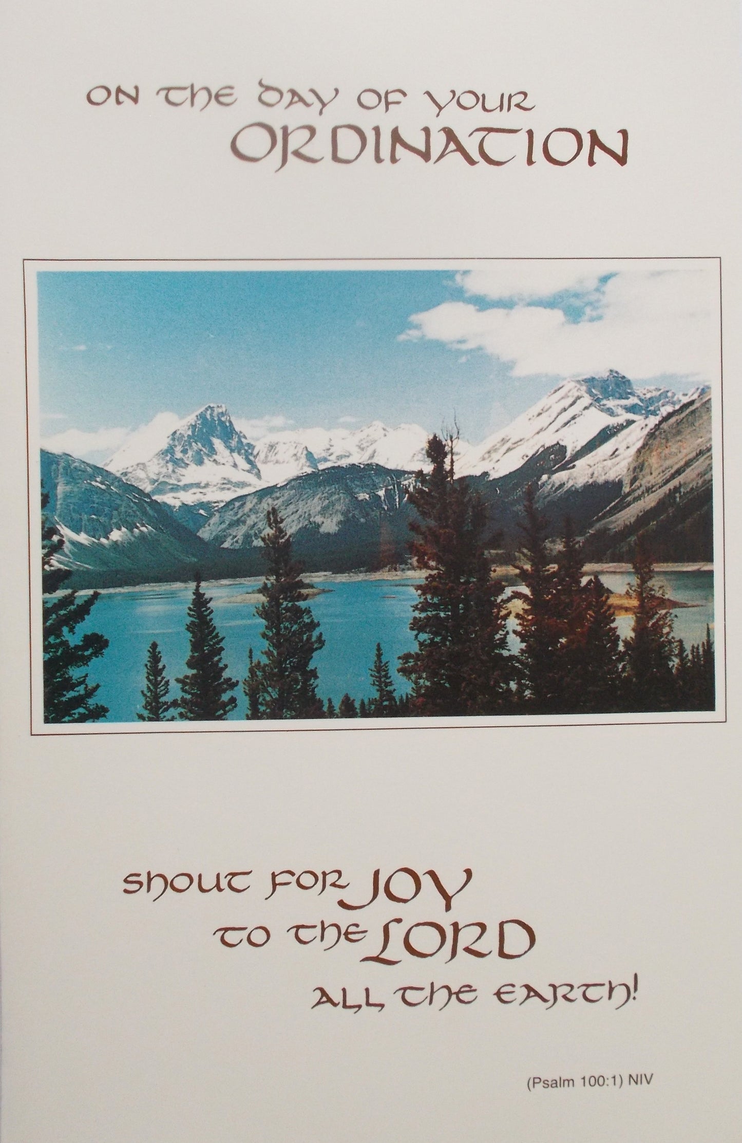 Ordination Scriptural Greeting Card