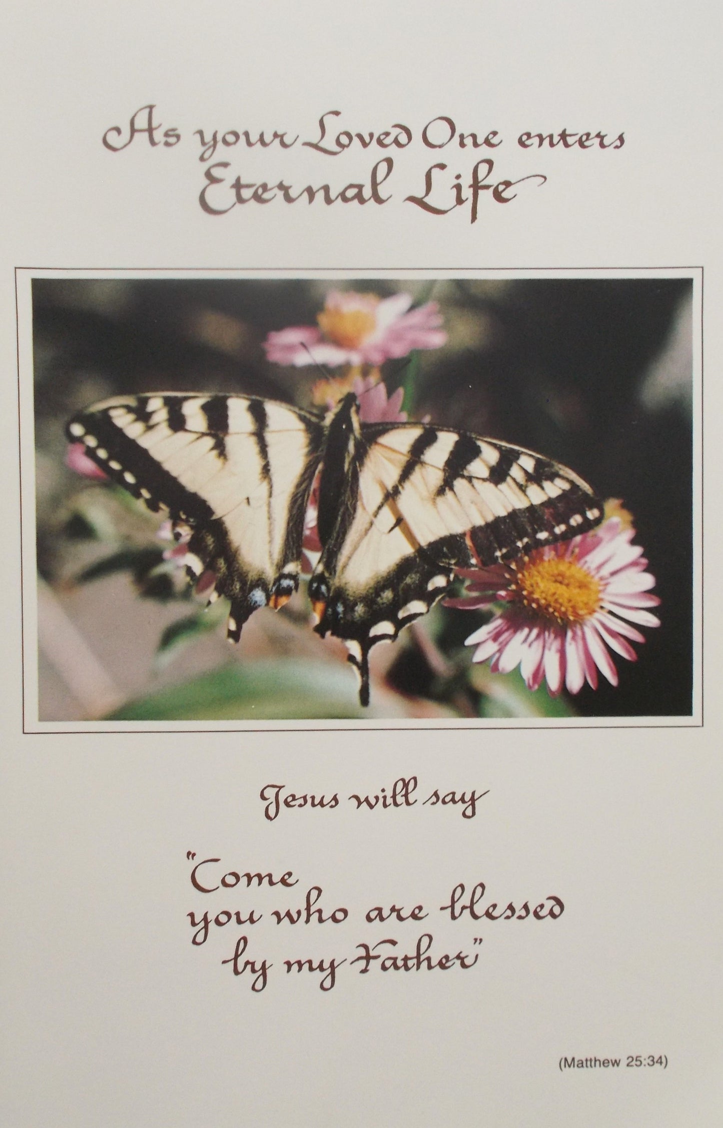 Sympathy Scriptural Greeting Card