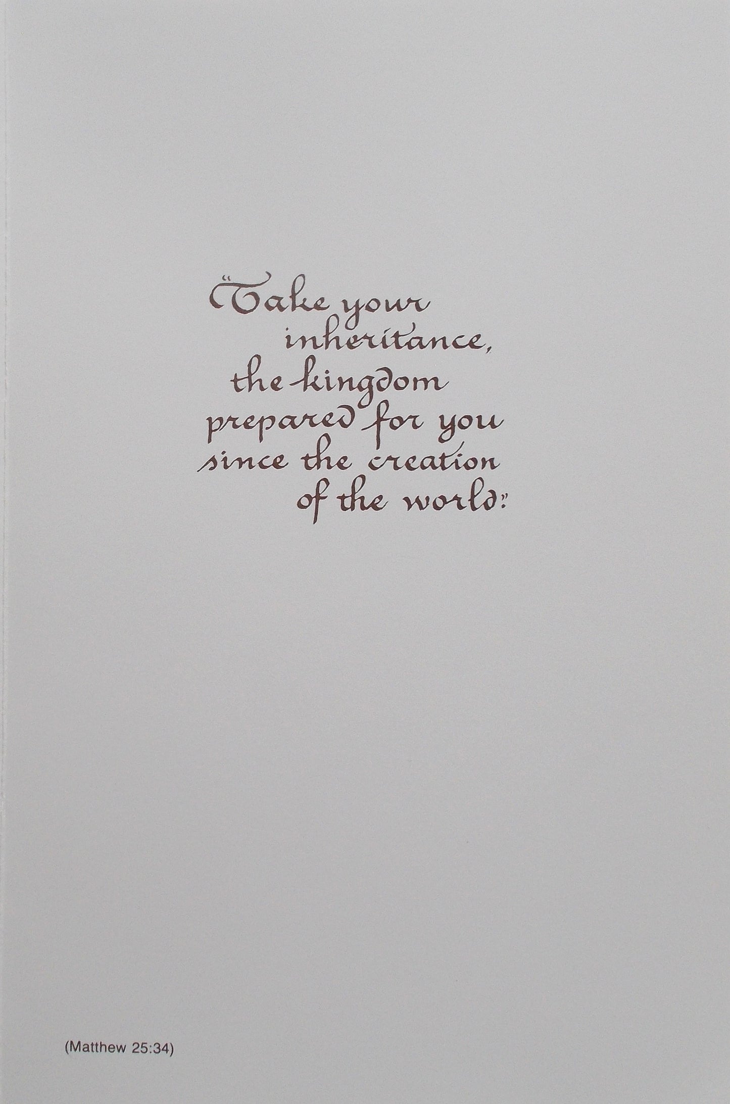 Sympathy Scriptural Greeting Card