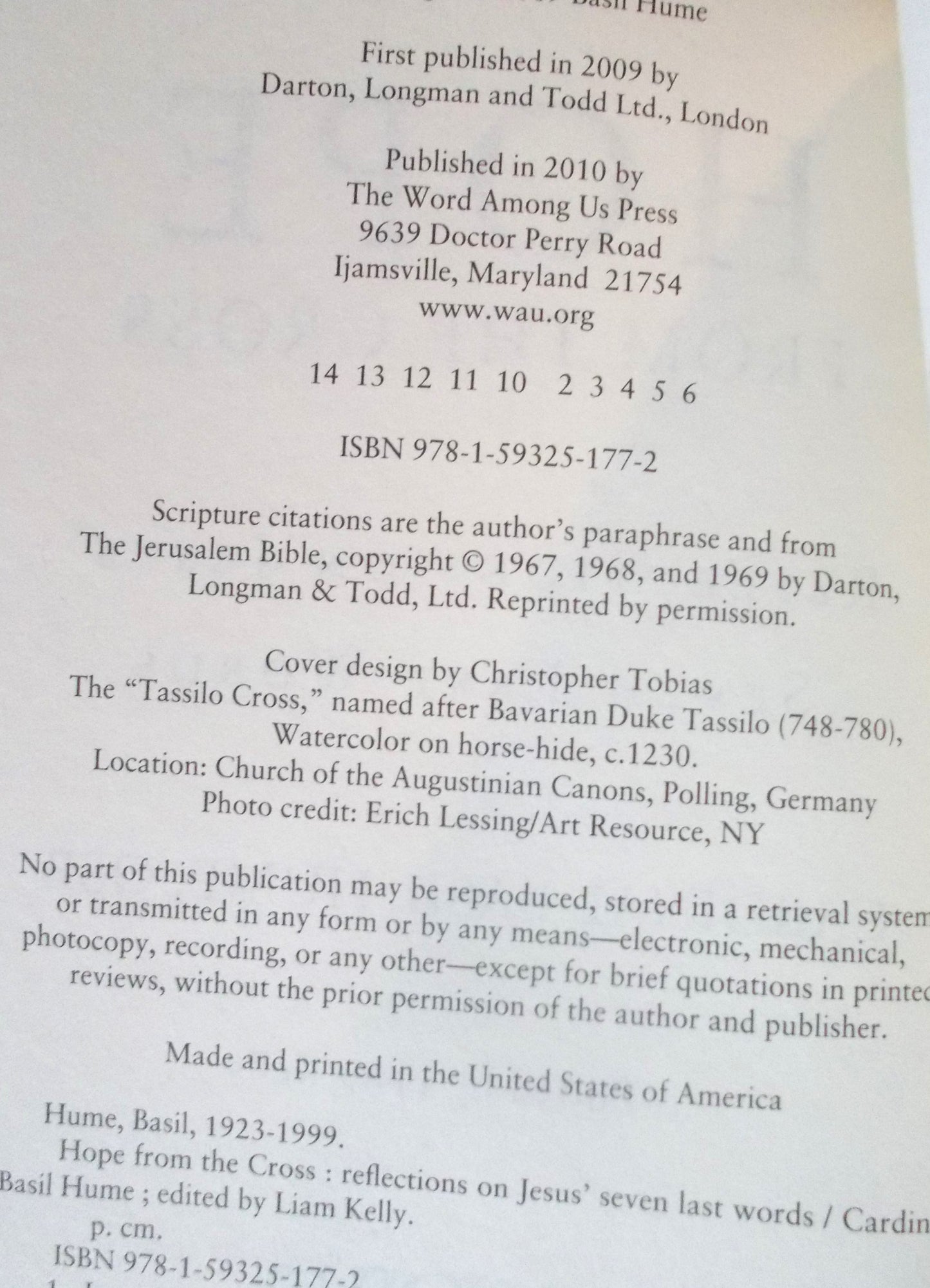 Hope From The Cross : Reflections on Jesus' Seven Last Words