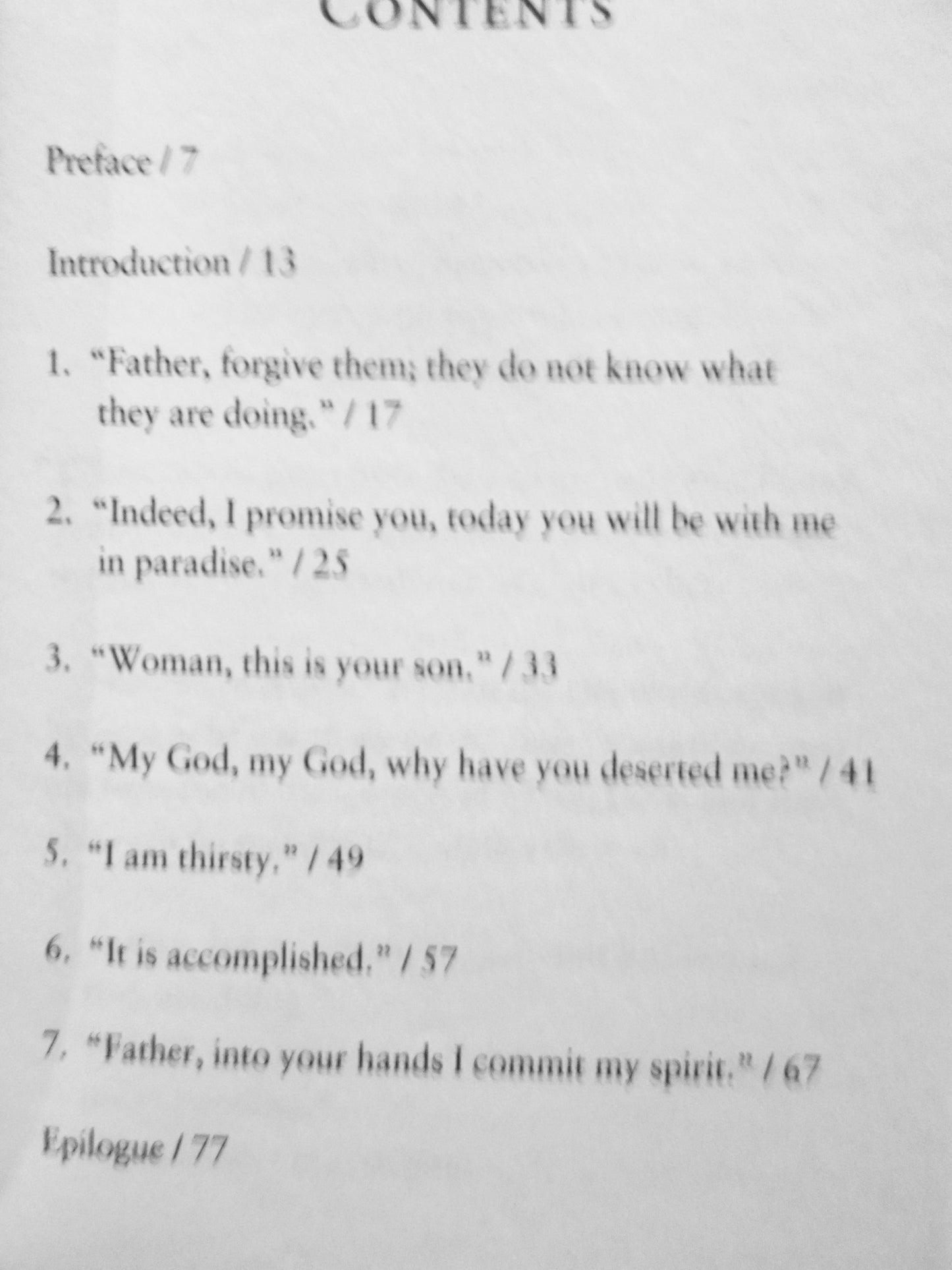 Hope From The Cross : Reflections on Jesus' Seven Last Words