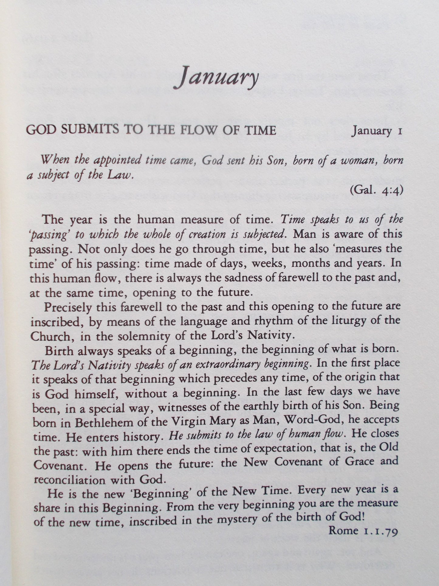 Used -Through the Year with Pope John Paul II : Readings for Every Day of the Year - hardcover