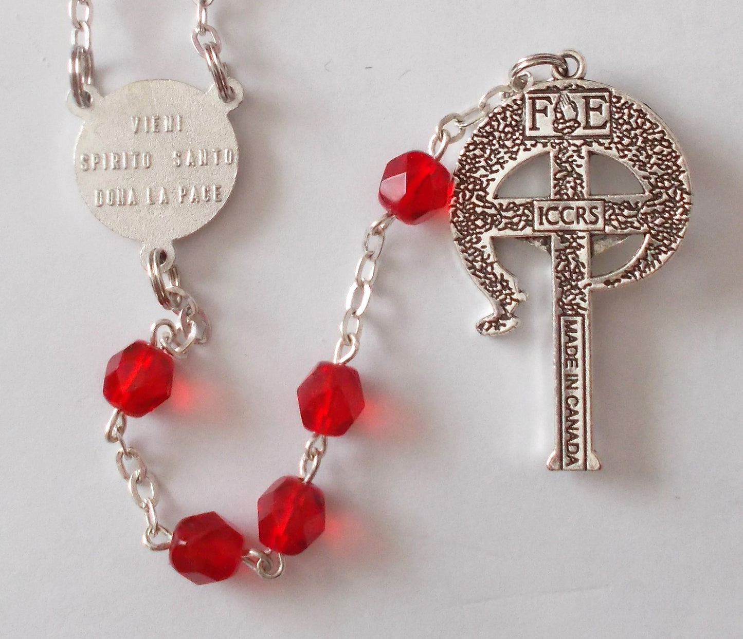 Holy Spirit Rosary with Pouch