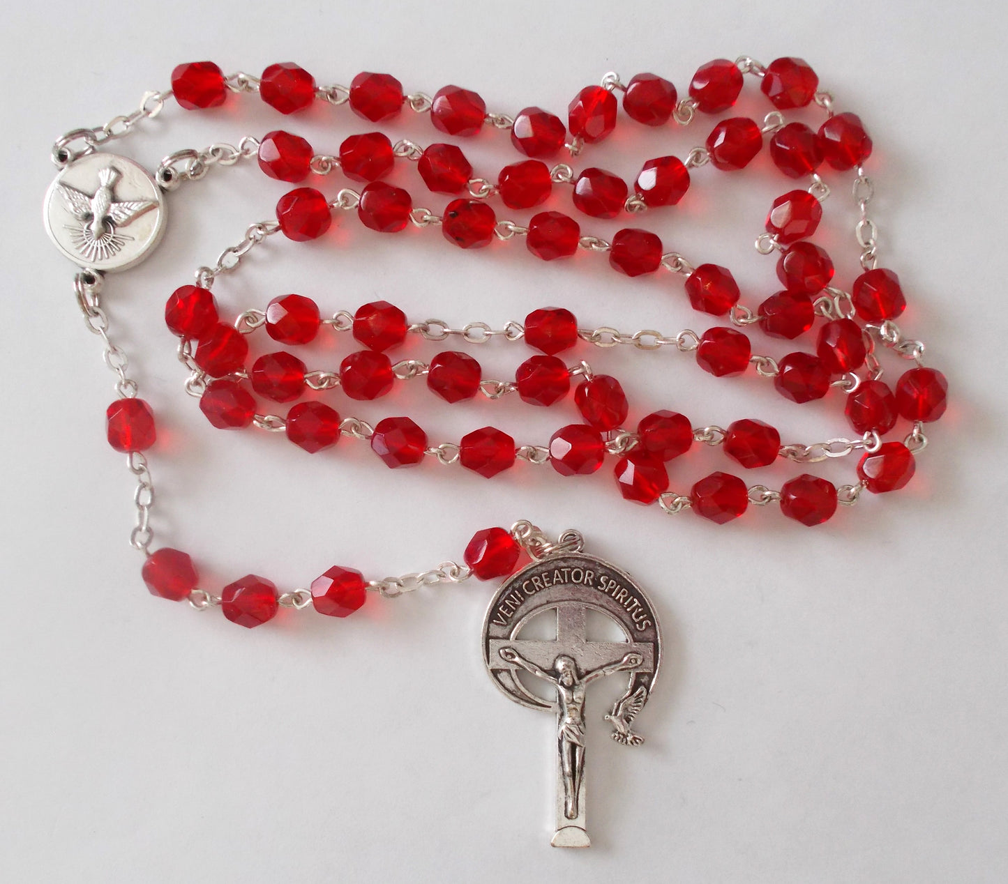 Holy Spirit Rosary with Pouch