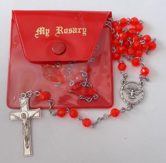 Holy Spirit Rosary in Pouch
