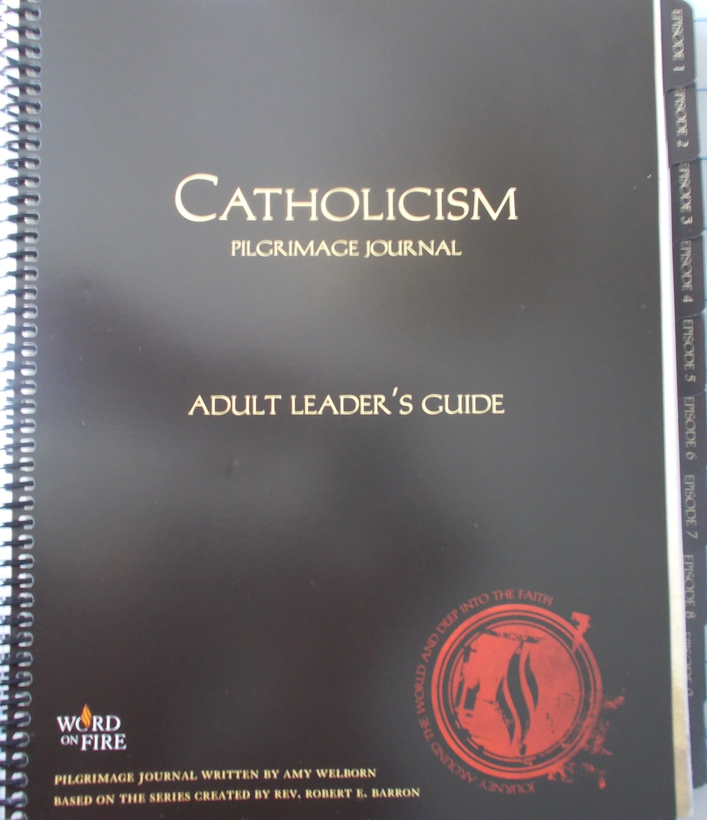 Catholicism Pilgrimage Journal - Leader's Guide and 10 Journals & Postcards - Clearance