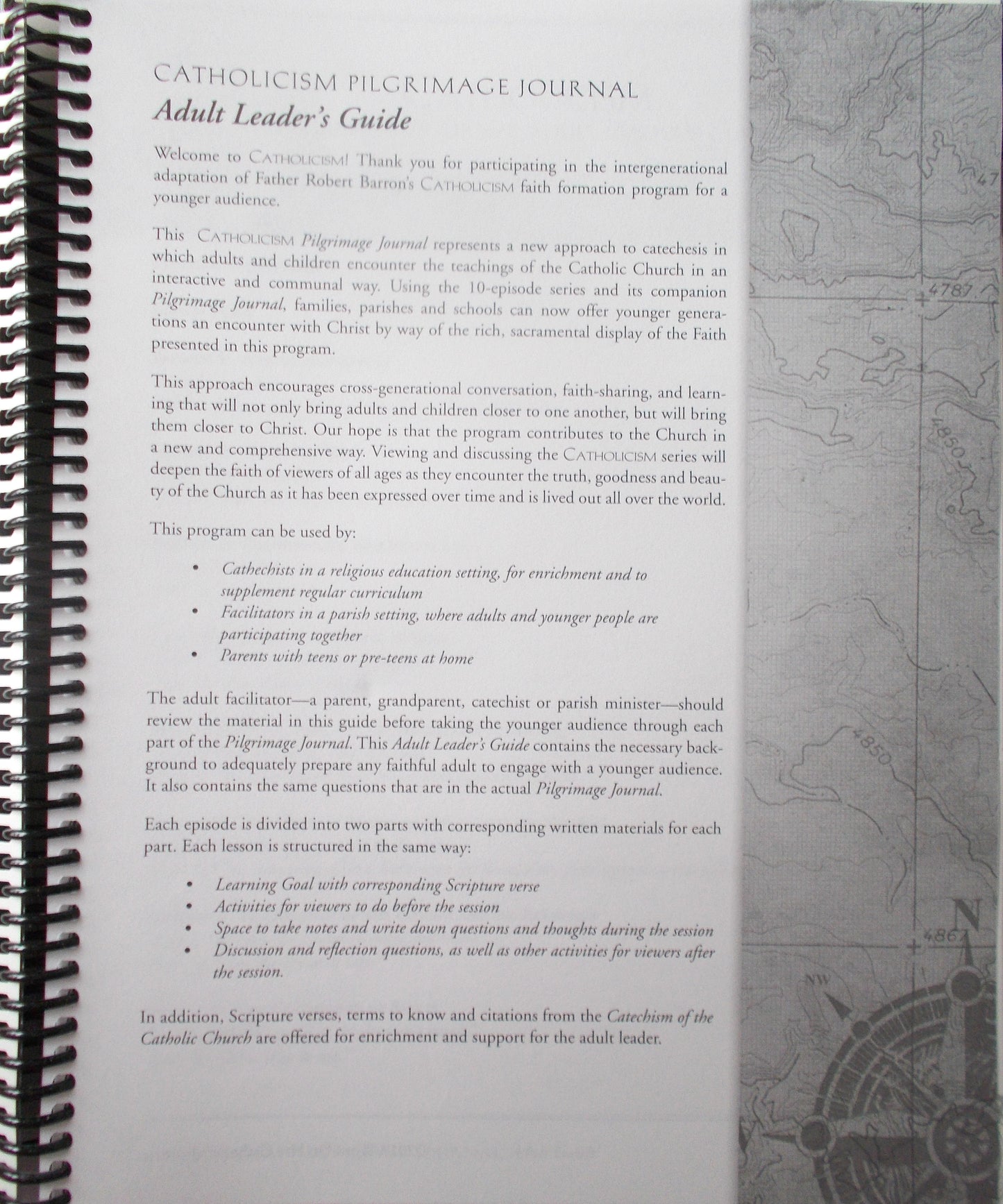 Catholicism Pilgrimage Journal - Leader's Guide and 10 Journals & Postcards - Clearance
