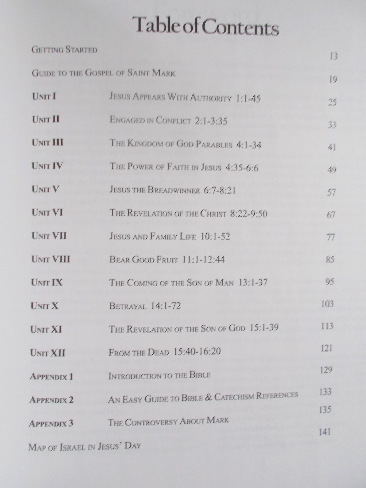 The Lion's Roar : A Beginner's Bible Study on the Gospel of St. Mark