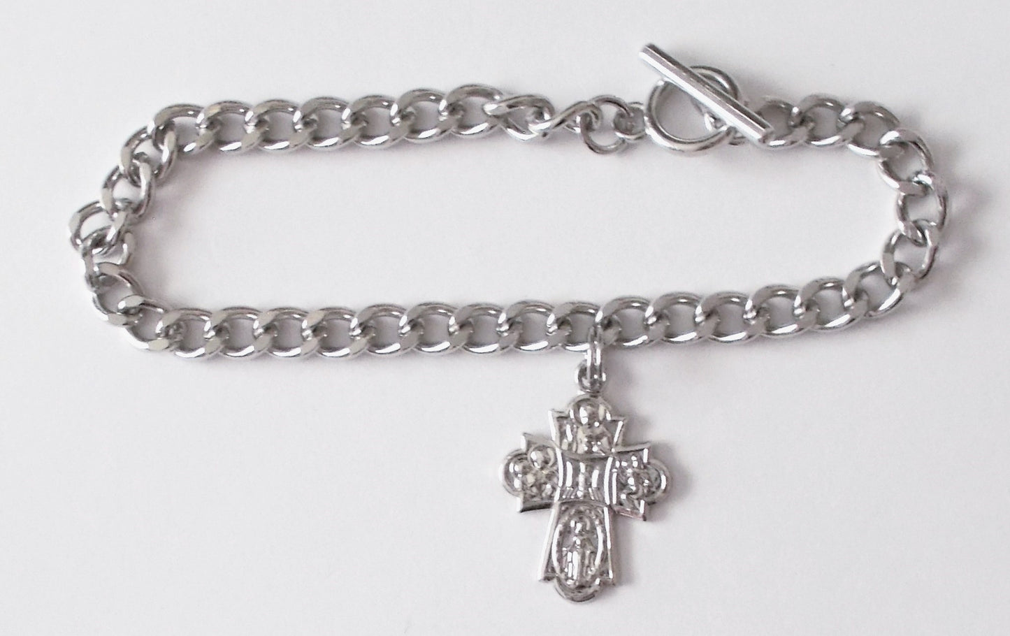 Bracelet with Confirmation Prayercard - 5 way Cross