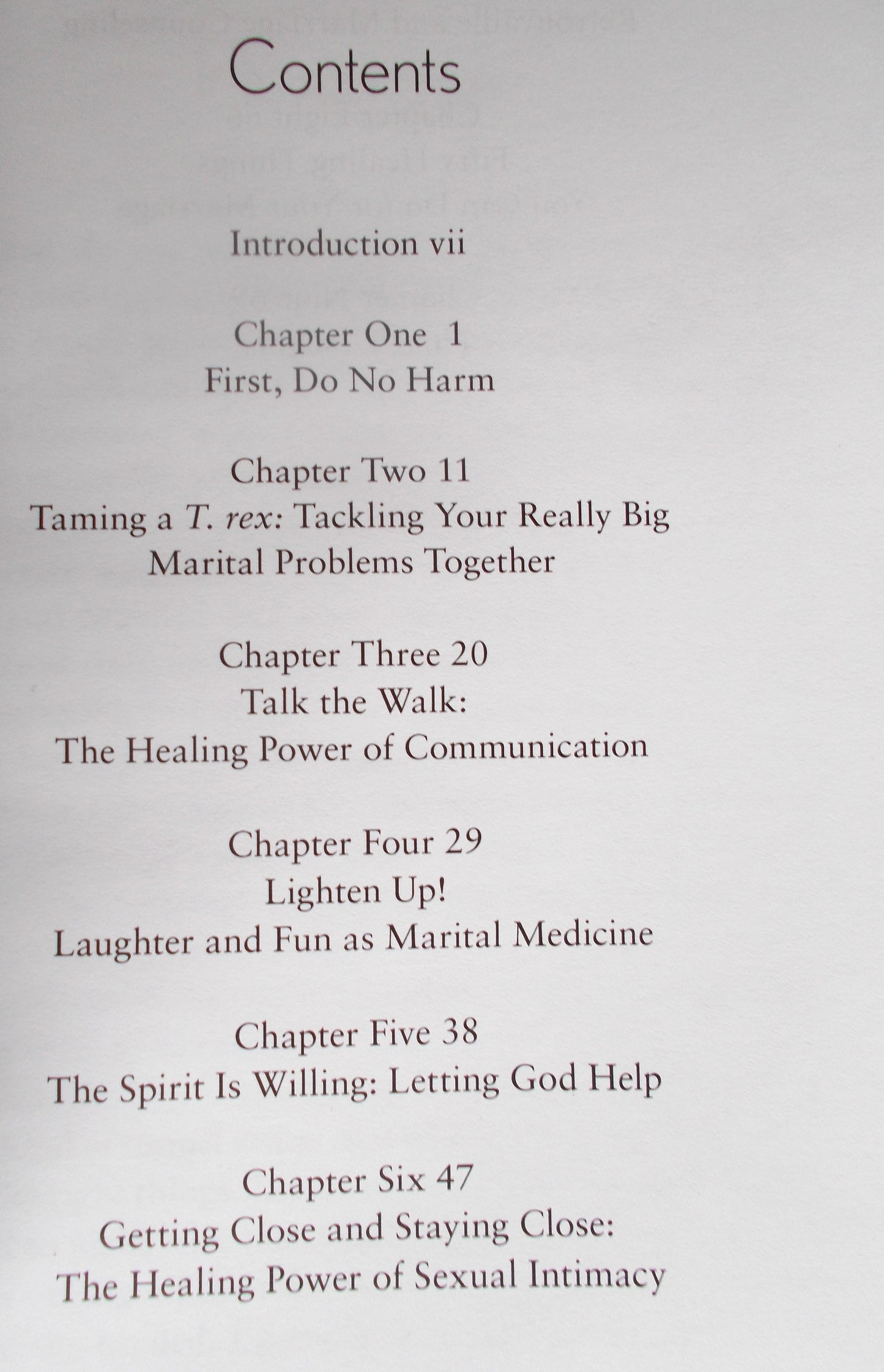 Seven Steps Toward Healing Your Marriage