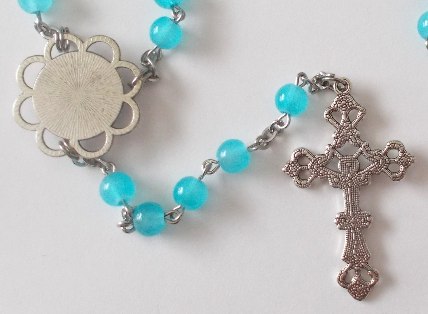 Blue Divine Child Rosary