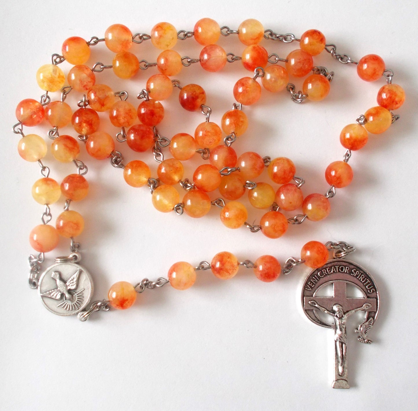 Holy Spirit Rosary with Pouch