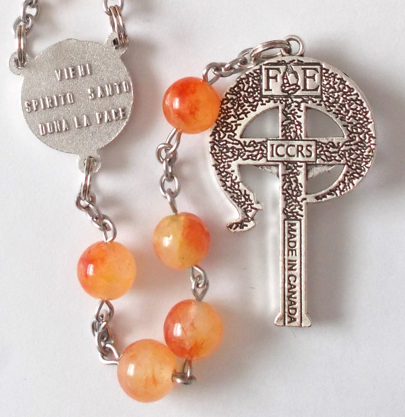 Holy Spirit Rosary with Pouch