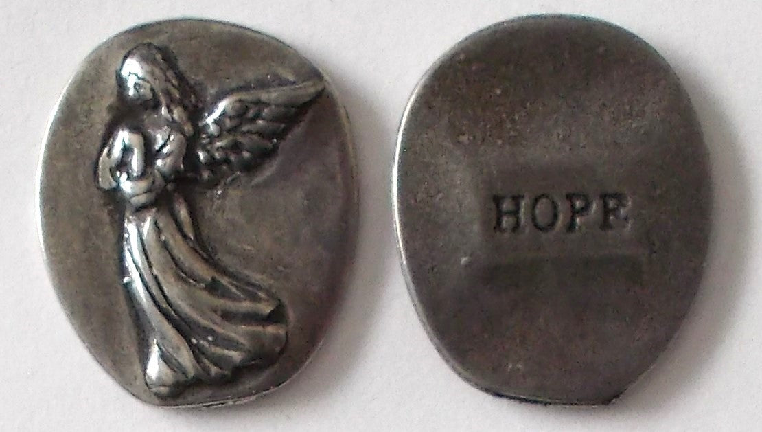 Secret Pal Prayercard with Angel " Hope" Pocket Token