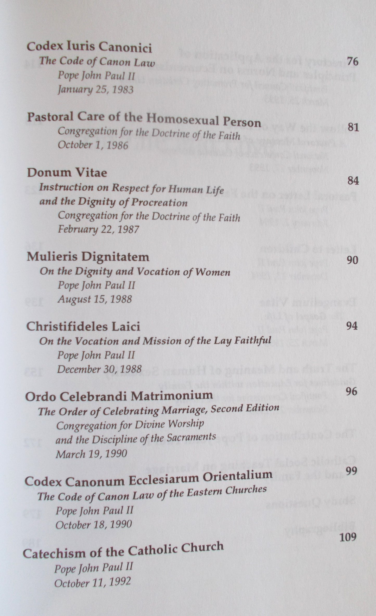 On Life and Love - A Guide to Catholic Teaching on Marriage and Family