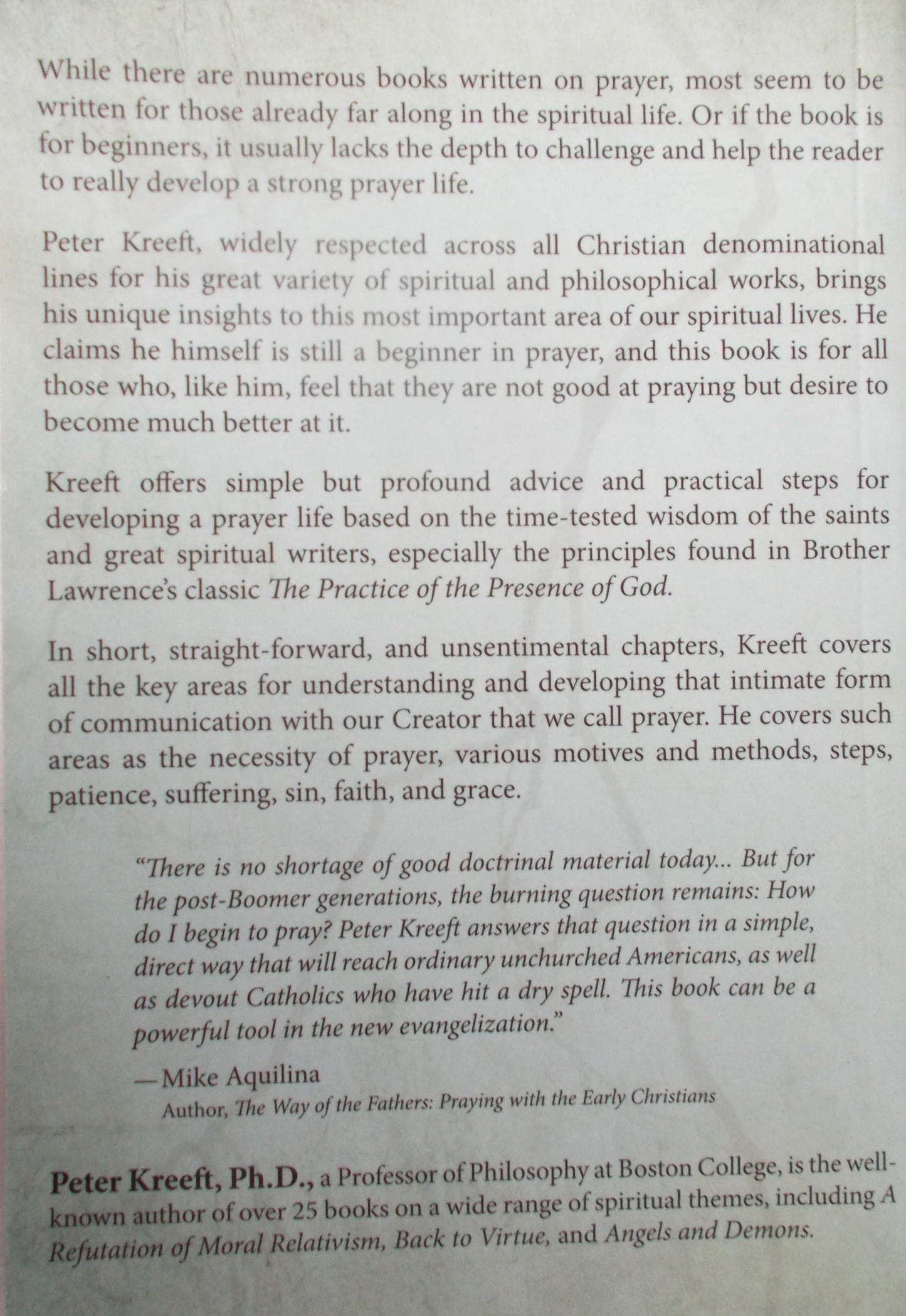 Prayer for Beginners