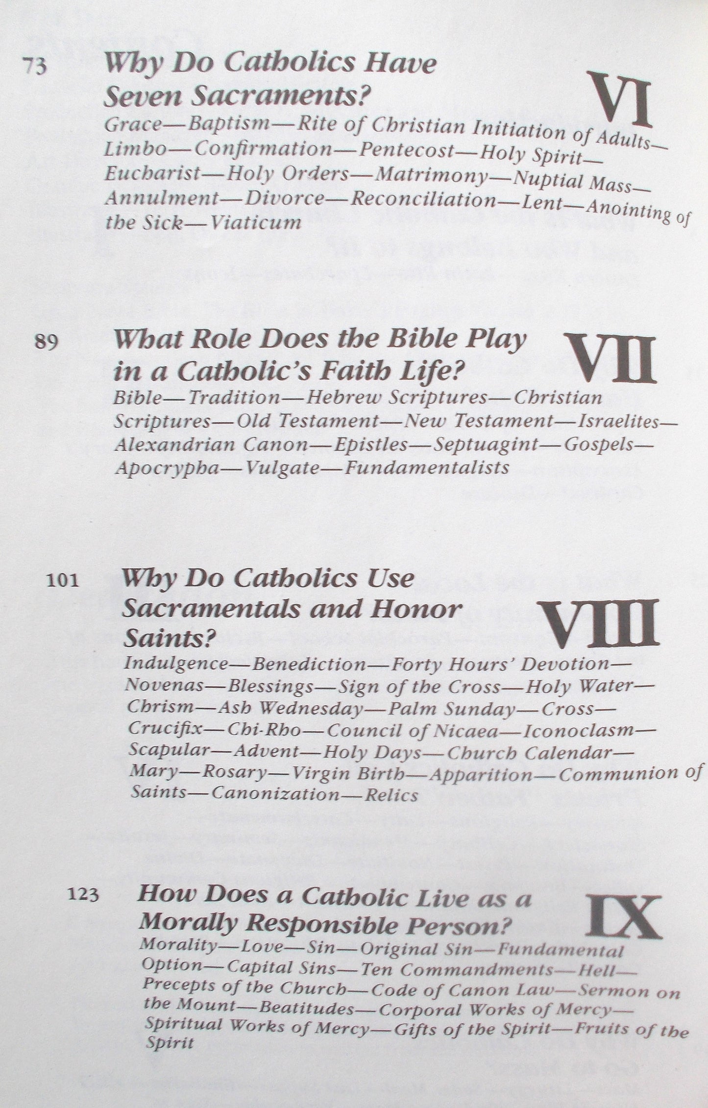 Why Do Catholics...? : A Guide to Catholic Belief and Practice