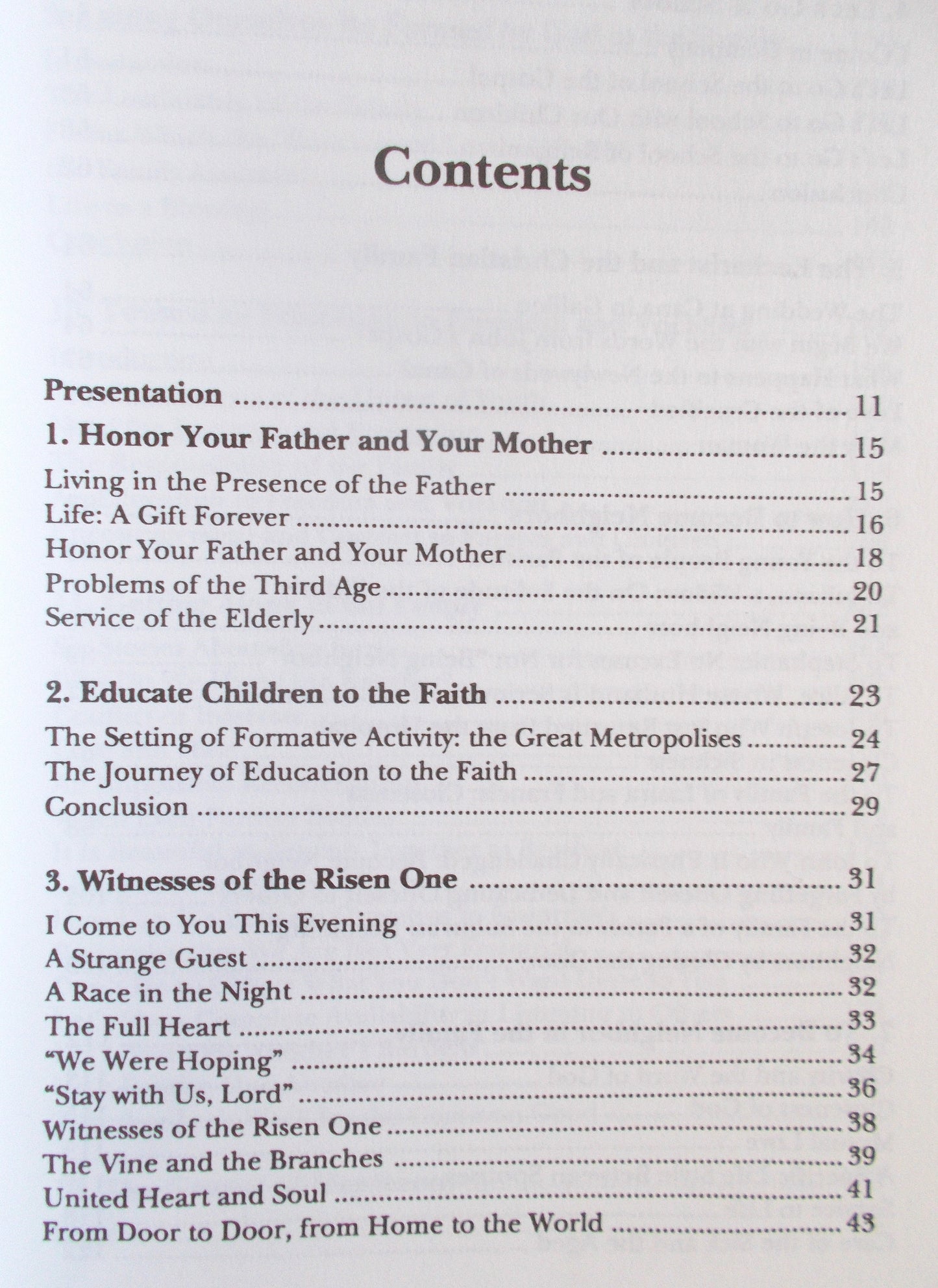 The New Wine - Christian Witness of the Family