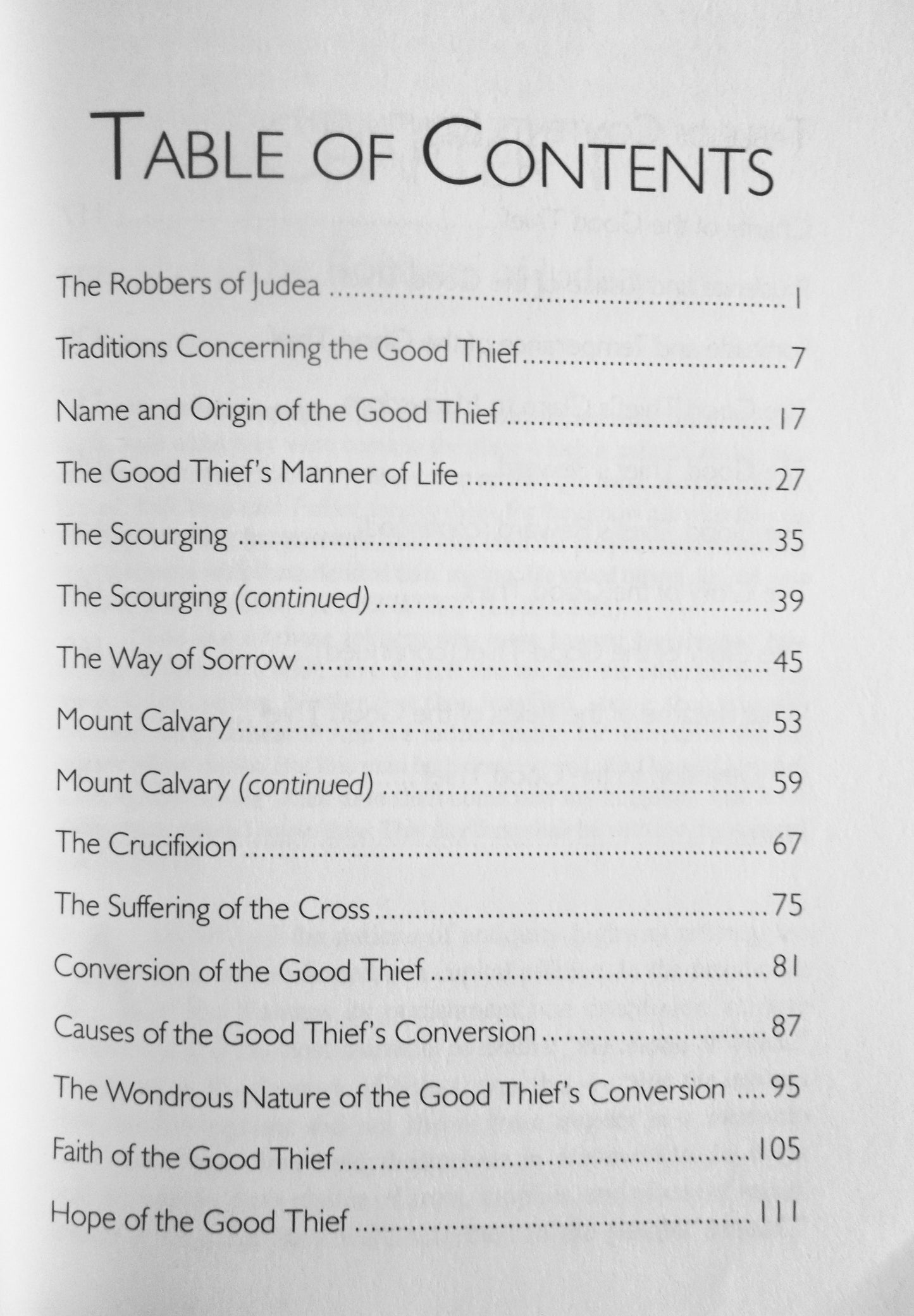 Life of the Good Thief