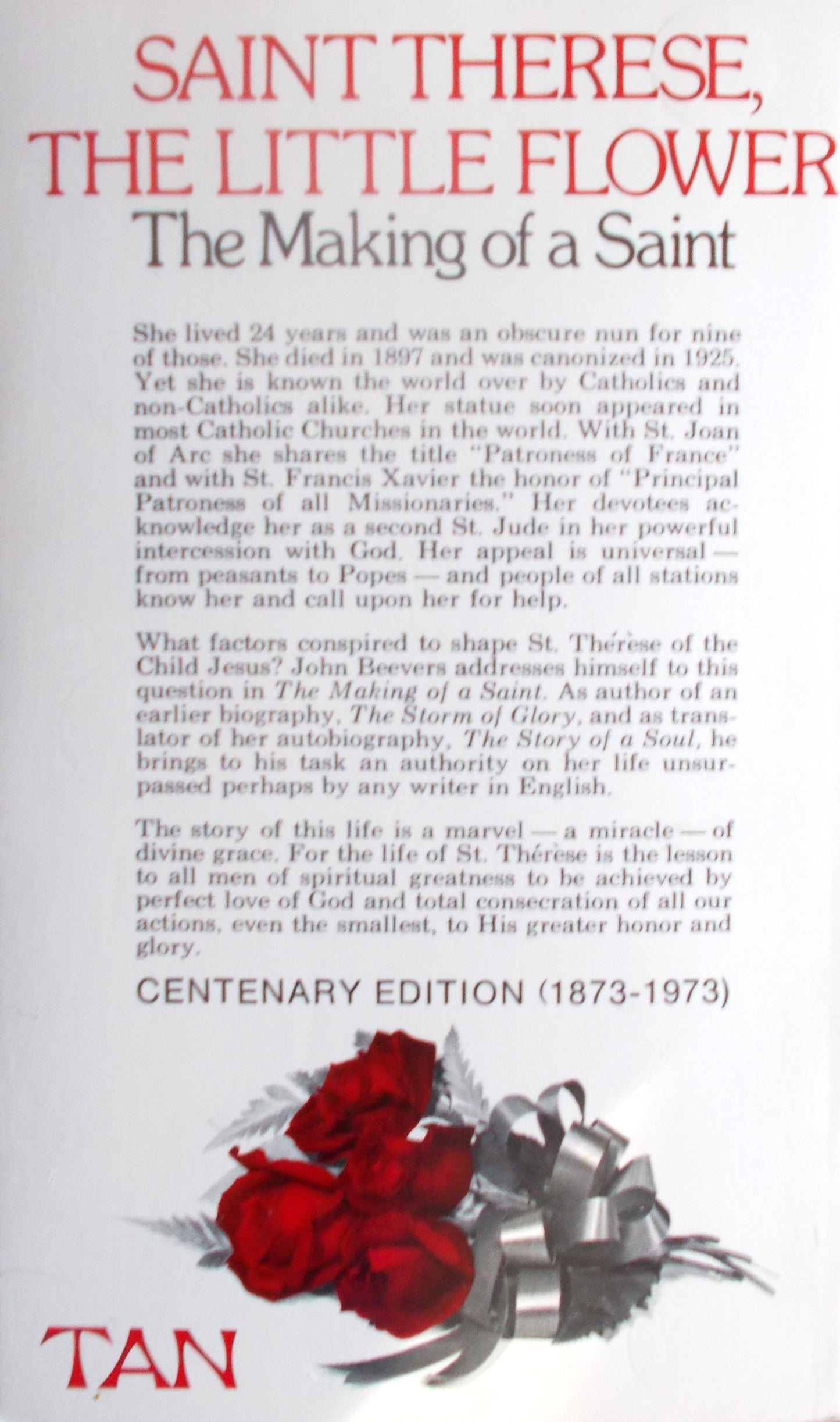 Used - Saint Therese, The Little Flower : The Making of a Saint
