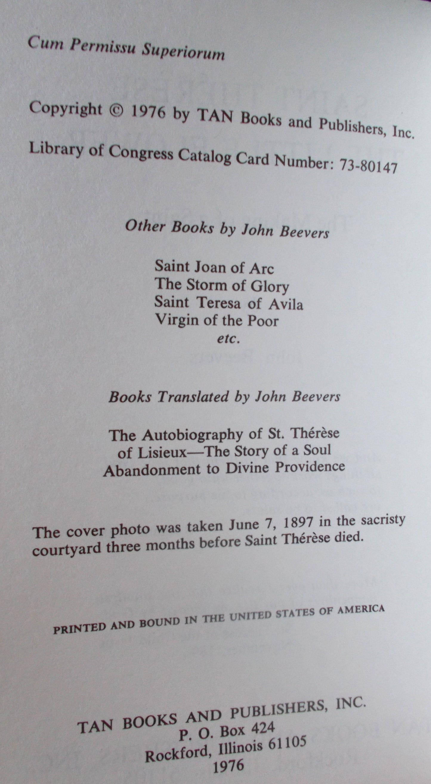 Used - Saint Therese, The Little Flower : The Making of a Saint