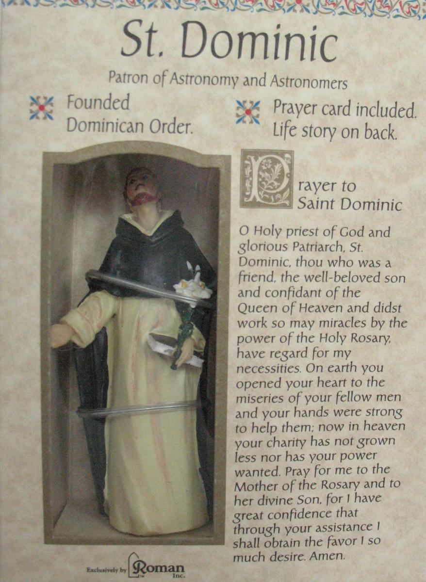 Statue - St. Dominic - 3.75 Inch