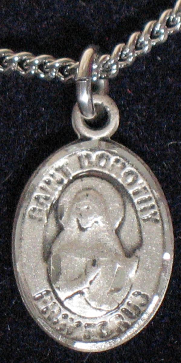 St. Dorothy - Sterling Silver Medal with Chain