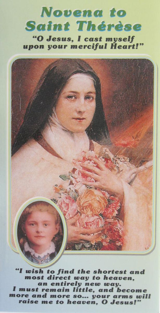 St. Therese Novena Laminated Pamphlet