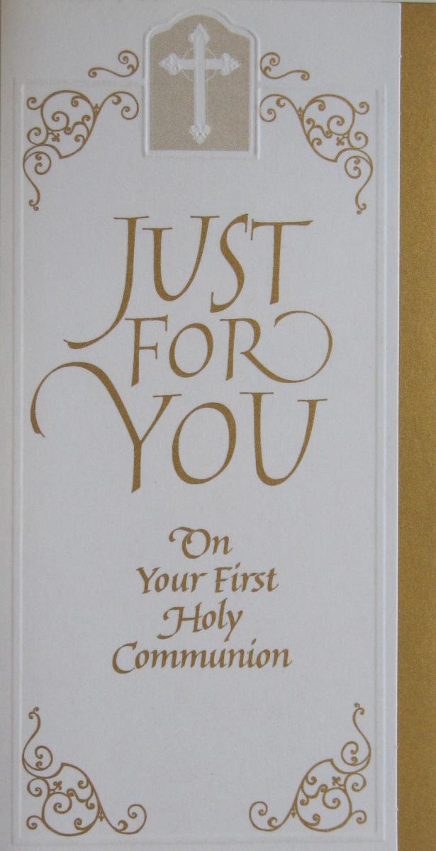 First Communion Greeting Card - Money Holder