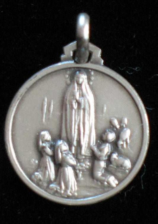 Our Lady of Fatima - Sterling Silver Medal