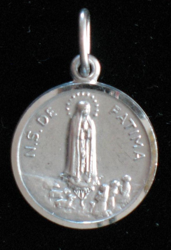 Our Lady of Fatima - Sterling Silver Medal