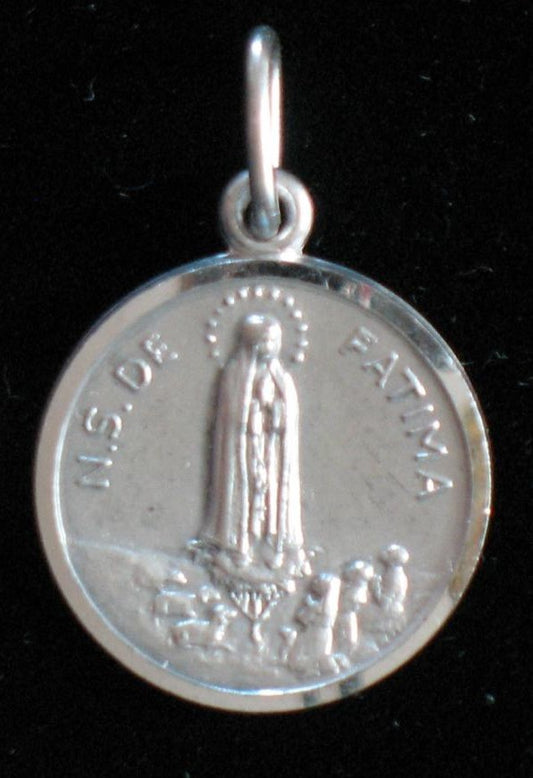 Our Lady of Fatima - Sterling Silver Medal
