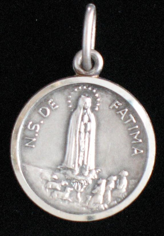 Our Lady of Fatima - Sterling Silver Medal