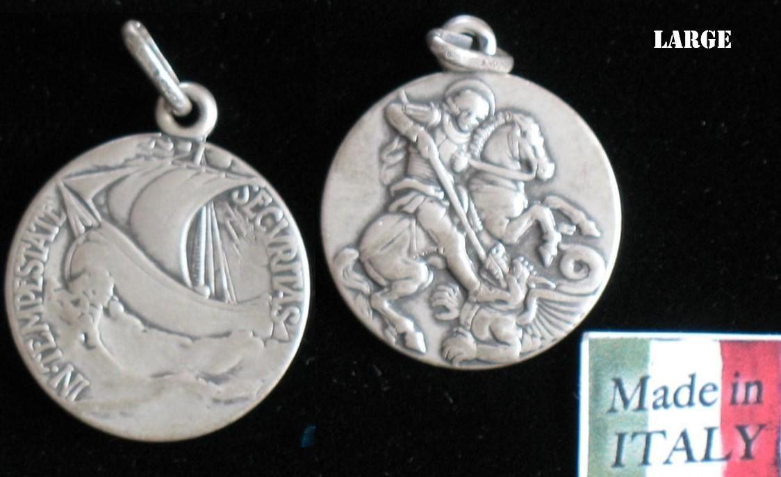 St. George - Sterling Silver Medal