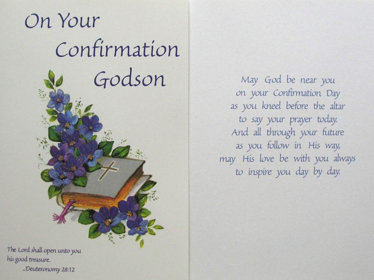 Confirmation - To Godson