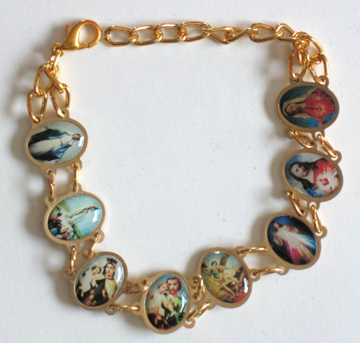 Bracelet with Saints Images