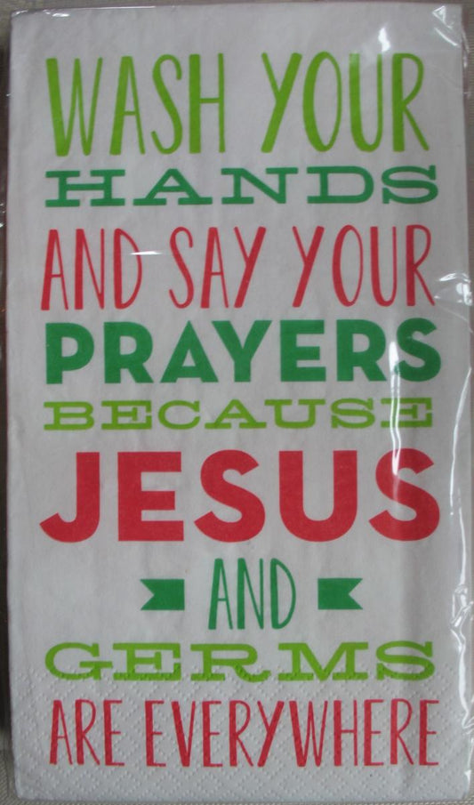 Guest Towels - Wash Your Hands - 16pk