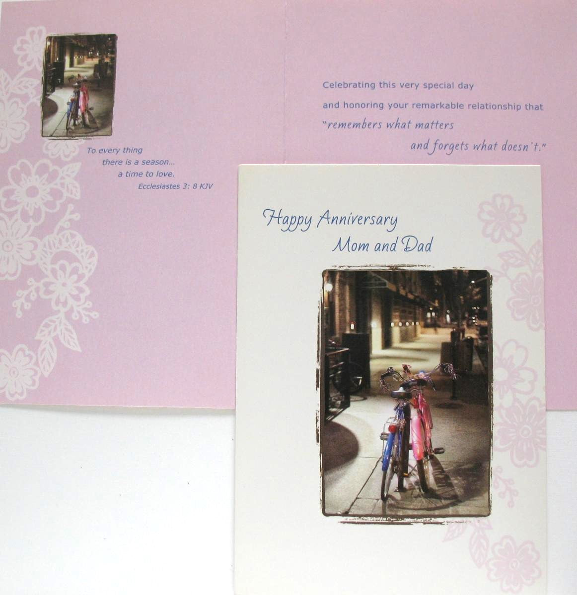 Anniversary - To Mom & Dad - Greeting Card