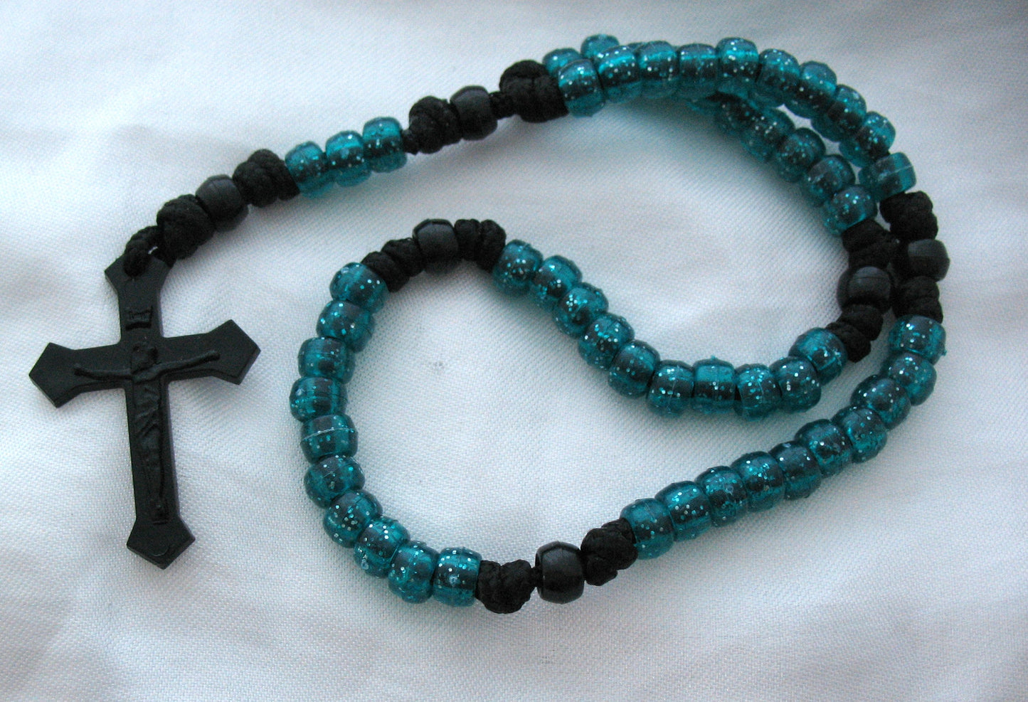 Rosary - Cord Paracord with Plastic Crucifix